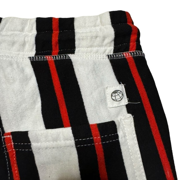 Free Planet Men's Striped Sweat Shorts Size Large - Picture 4 of 8